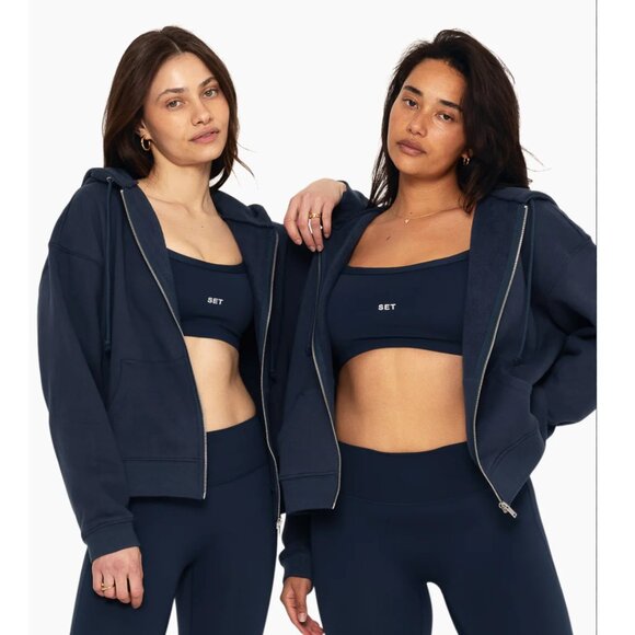 Set Active ZIP HOODIE heavyweight sweats small - Picture 4 of 5